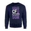 Cystic Fibrosis CF Warrior Son CF Awareness Sweatshirt