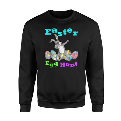 Easter Egg Hunt  - Dabbing Bunny Easter Fleece Sweatshirt