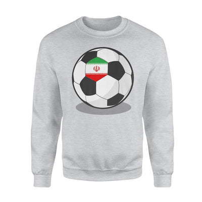 Iranian Flag On Soccer Ball Iran Football Jersey Sweatshirt