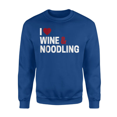 Funny I Love Noodling Wine For Noodling Lovers Sweatshirt