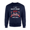 Drink Wine Love My Tow Truck Driver Take Naps Sweatshirt