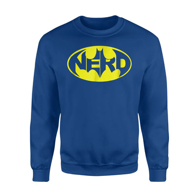 Funny Superhero Geek Nerd - Cartoon Comic Book Sweatshirt