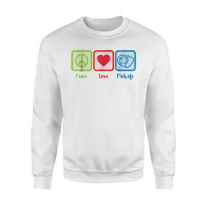 Peace Love Midwife Awesome Midwives Day Midwifery Sweatshirt