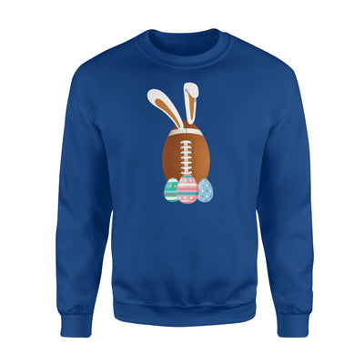 American Football Easter Rabbit Bunny   Funny  Fleece Sweatshirt