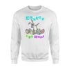 Easter Egg Hunt  - Dabbing Bunny Easter Fleece Sweatshirt