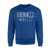 Fibonacci, Easy As 1, 1, 2, 3 - Funny Maths Joke Sweatshirt