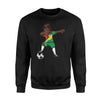 Guyana Guyanese Dabbing Soccer Boy Football Flag Sweatshirt