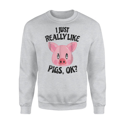 Cute Pig Lover  Swine Piglet Oink Top Crazy Pot Belly Sweatshirt