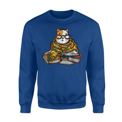 Cute Guinea Pig Book Reading Lover Pet Sweatshirt