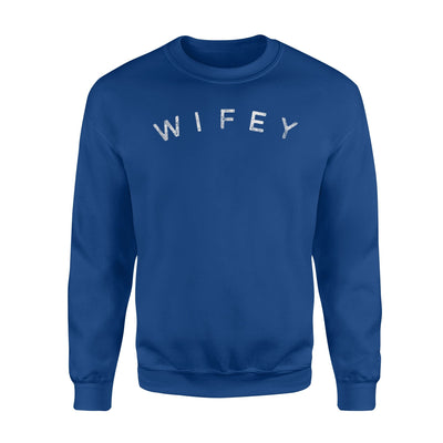 Couples For Him And Her Hubby Wifey Matching Set Sweatshirt