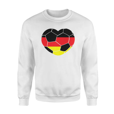 Germany Soccer Ball Heart Jersey German Football Gift Sweatshirt