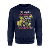 I Want Adventure Great Somewhere Belle Book Sweatshirt