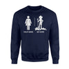 Funny My Wife Chicken Lady Farming Sweatshirt