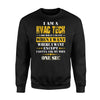 I Am A Hvac Tech I Do What I Want Gotta Ask My Wife Sweatshirt