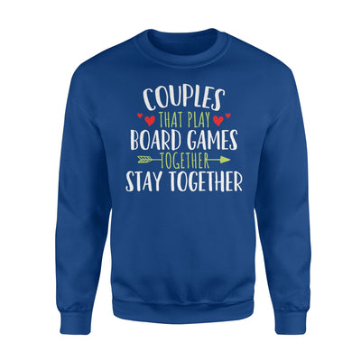 Board Game Matching For Couples Husband Wife Geeks Sweatshirt