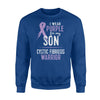 Cystic Fibrosis Awareness My Son CF Warrior Sweatshirt