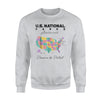 Hiking US National Parks Awesome Mountain Gift Sweatshirt