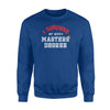 Funny I Survived My Wife's Master's Degree Graduation Sweatshirt