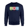 Peace Love Midwife Awesome Midwives Day Midwifery Sweatshirt