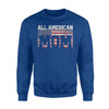 4th Of July All American Mom Women Vintage USA Wife Sweatshirt