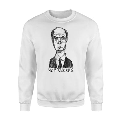 I Am Not Amused Funny Killjoy Joke Sweatshirt