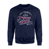 Favorite Princess Is My Wife Husband Distressed Sweatshirt