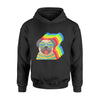 Funny Pug Dog Color Hoodie