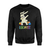 Dabbing Egg Boss Easter Bunny  Easter  Fleece Sweatshirt