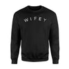 Couples For Him And Her Hubby Wifey Matching Set Sweatshirt