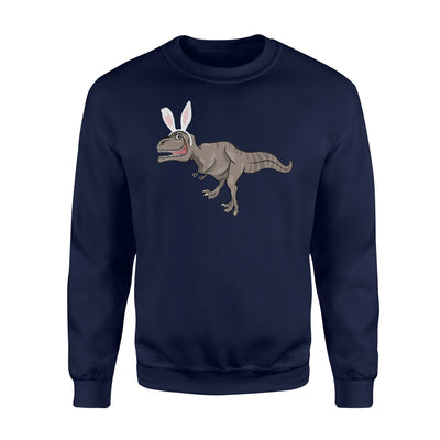 Easter Bunny Dinosaur Funny  For Men Women - Kids  Fleece Sweatshirt