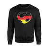 Germany Soccer Ball Heart Jersey German Football Gift Sweatshirt