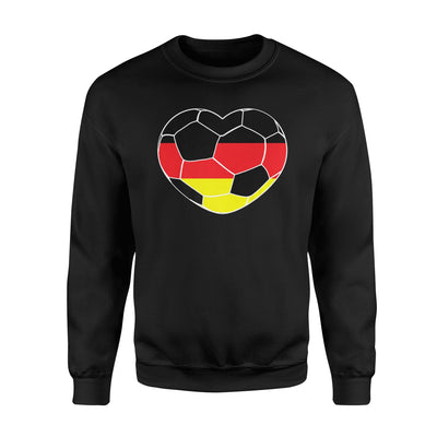 Germany Soccer Ball Heart Jersey German Football Gift Sweatshirt