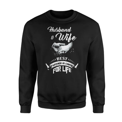 Husband And Wife Best Partners In Crime For Life Sweatshirt