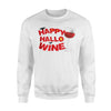 Halloween Happy Hallo Wine For Men And Women Sweatshirt