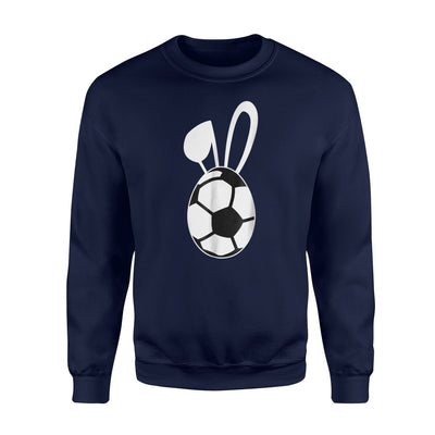 Cute Soccer Egg   - Soccer Easter Egg Gift  Fleece Sweatshirt