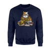 Guinea Pig Book Reading Cavy Pet Librarian Sweatshirt