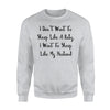 Funny Husband And Wife, Sleep Like A Baby Sweatshirt