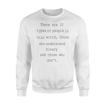 Binary Number Jokes Sweatshirt