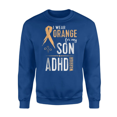 ADHD Awareness My Son Warrior Walk Run Sweatshirt