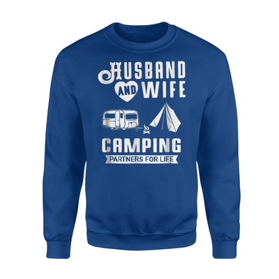 Husband And Wife Camping Partners For Life Sweatshirt