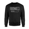 Fibonacci, Easy As 1, 1, 2, 3 - Funny Maths Joke Sweatshirt