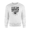 A Lot Can Happen In Three Days Christian Easter  Fleece Sweatshirt