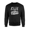 Half Of My Heart Is Deployed Military Wife Sweatshirt