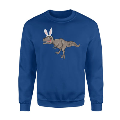 Easter Bunny Dinosaur Funny  For Men Women - Kids  Fleece Sweatshirt