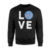 I Love Cycling Bicycle Lover Funny Joke Gift Sweatshirt