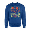 Hvac Tech I Love My Life As An Hvac Tech's Wife Sweatshirt