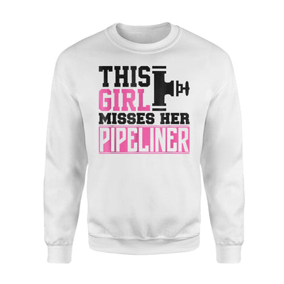 Girlfriend Wife Pipeliner Welder Welding Pipeline Gift Sweatshirt