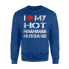 I Love My Hot Panamanian Husband Gift Sweatshirt