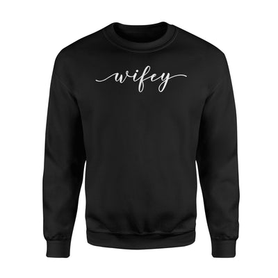 Couples For Him And Her Hubby Wifey Matching Set Sweatshirt