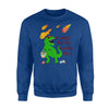 Easter Dinosaur   For Women Men Boys Girls  Fleece Sweatshirt